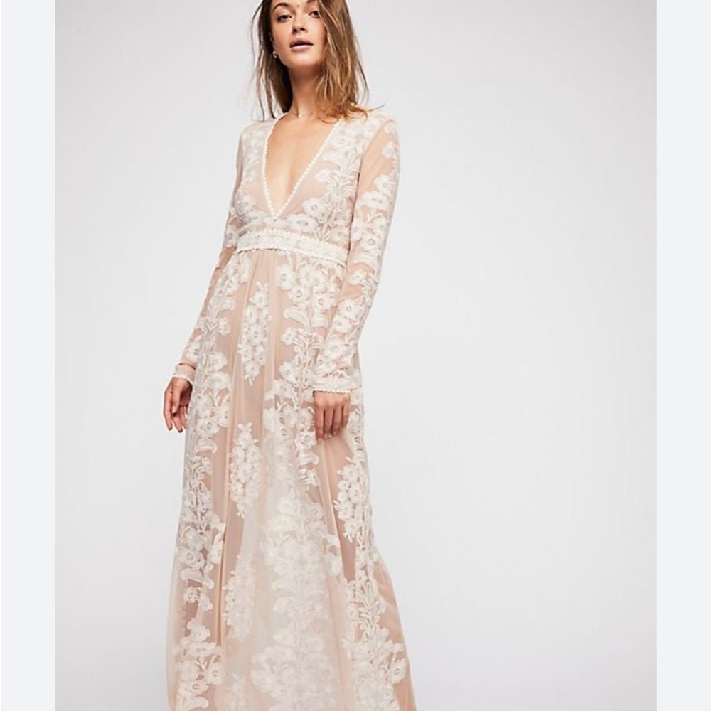 For Love And Lemons Temecula Lace Maxi Dress- Lace Maxi- Boho Wedding Dress